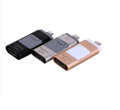 New products 2016 iflash drive mobile phone custom otg usb flash drive for iphone 55s 66s ios