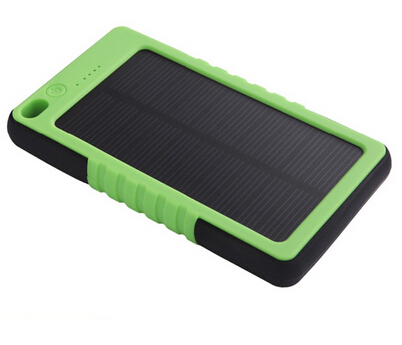 High quality outdoor waterproof solar power bank 8000mAh