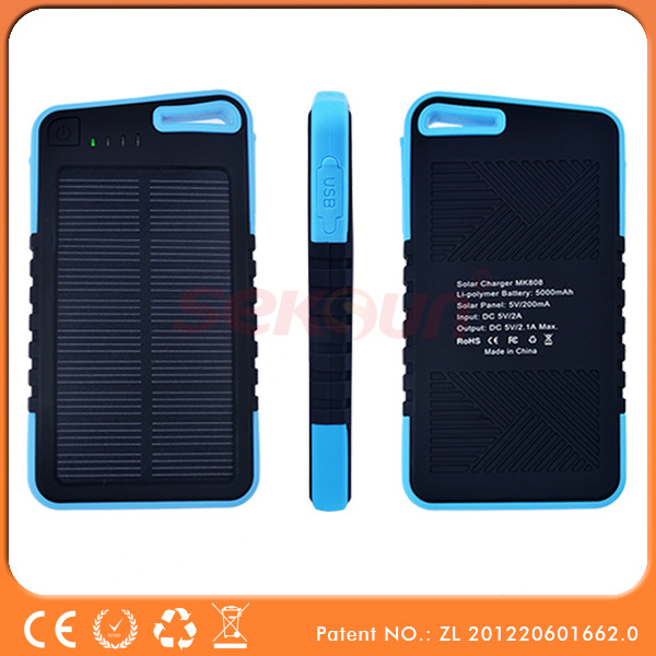 5000 mAh solar power bank 