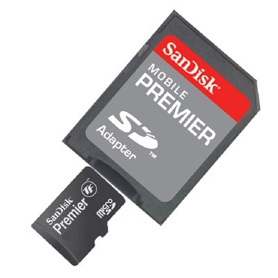 Sandisk 1GB TransFlash MicroSD Premier Memory Card