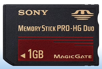 SONY 1GB Memory Stick PRO-HG Duo Card
