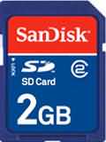 Sandisk 2GB SD Card