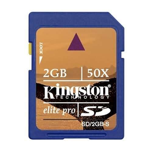 Kingston 50X 2GB SD card
