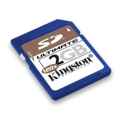 Kingston 120X 2GB SD card