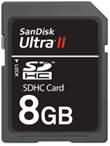 Sandisk Ultra II 8GB SDHC Card