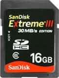 SanDisk Extreme III 16GB SDHC Card