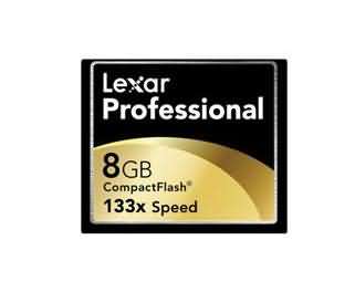 Lexar  133X 8GB CF Card