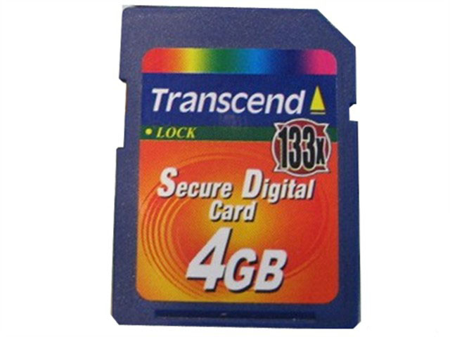 Transcend 133x 4GB SD Card