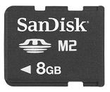SanDisk 8gb M2 card
