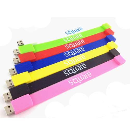 Silicon bracelet usb wristband wholesale