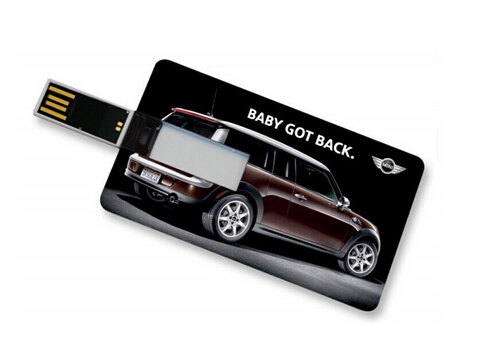 Best Business Gift Popular Plastic USB Flash Drive Card 8gb