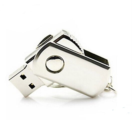 Promotional gift cheap Metal swivel pendrive Wholesale Custom print logo usb flash drive with metal 