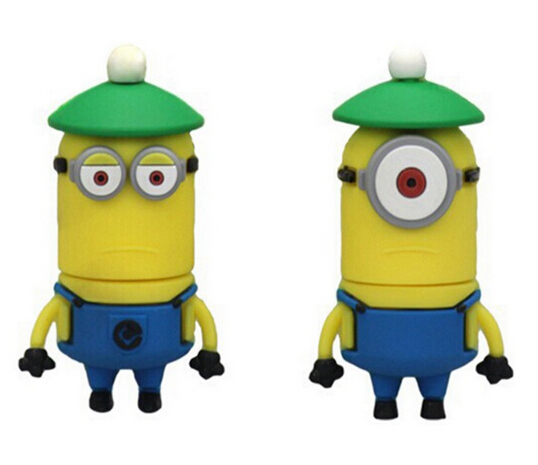 Despicable Me PVC Cute 8GB Minions USB with Free Samples