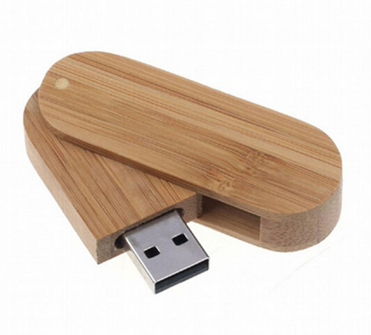 Swivel wooden 1-64gb usb pen drive wholesale