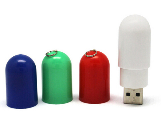 Plastic Pill Shape USB Flash Drive 8gb Capsule USB