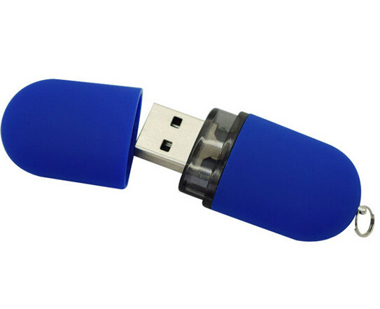 Custom Plastic 8GB 16GB USB 2.0 pendriver pill shape
