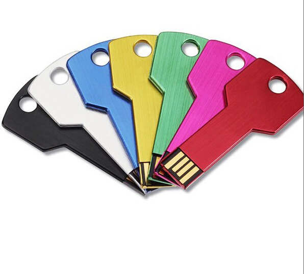 Promotion marketing Metal Key usb Flash Drives 1GB to 64GB 