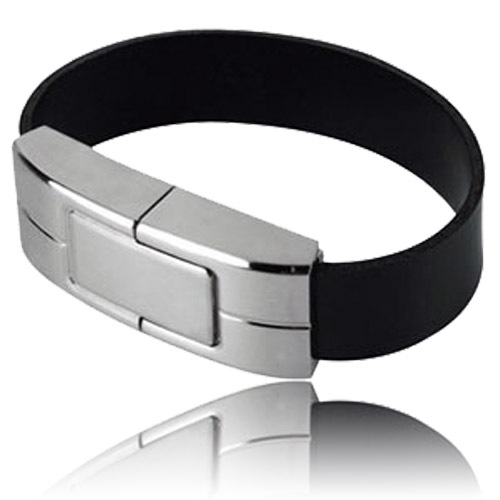 USB Flash Drive - Leather Bracelet