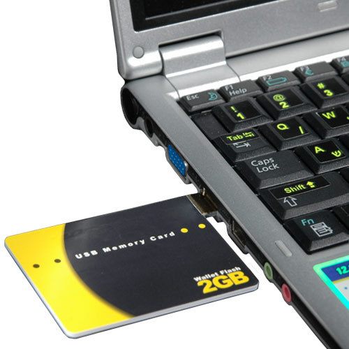 Credit Card USB Flash Drive 1GB